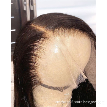 Wholesale Cheap Raw Brazilian Virgin Afro Human Hair Wig Hd Lace Frontal Wig With Baby Hair Vendor Glueless Full Lace Front Wig